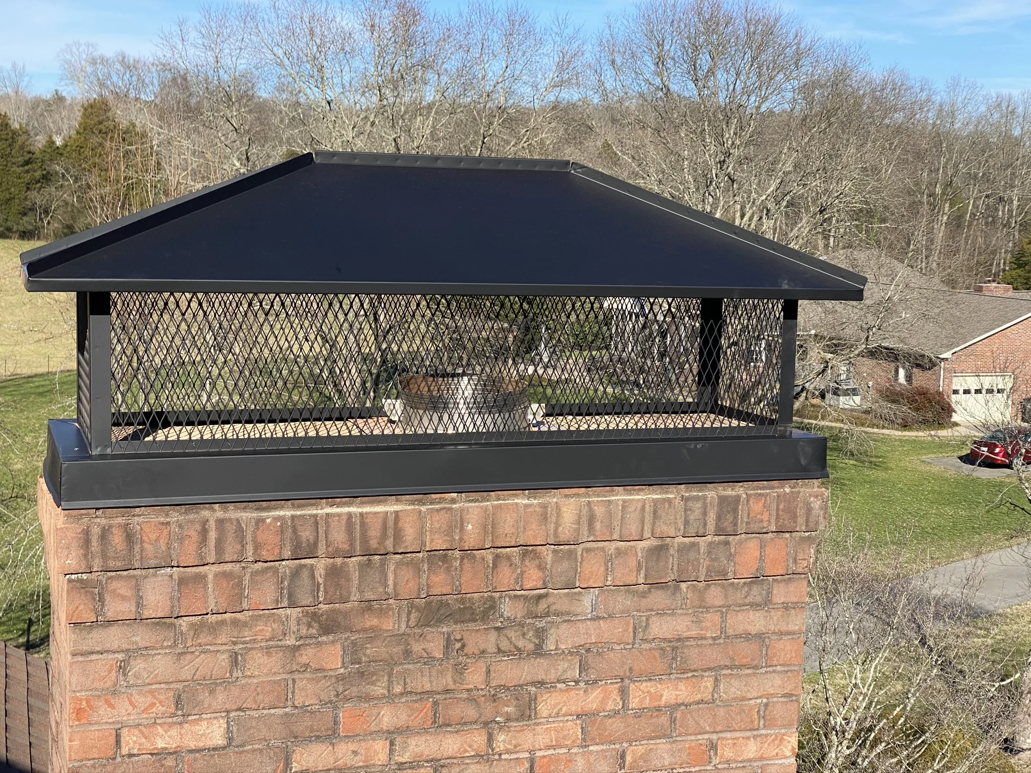 Chimney cap and chase cover protection in Irmo SC