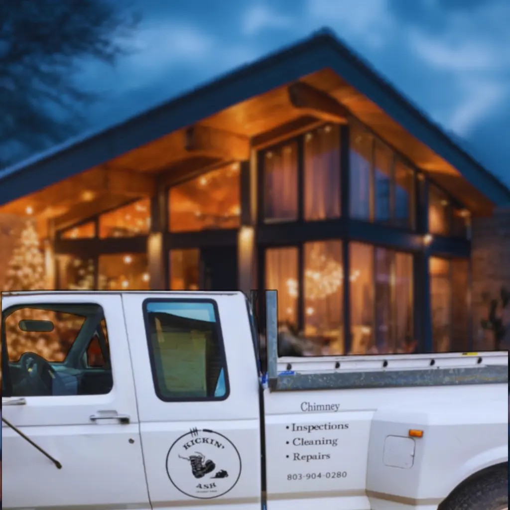 Copper chimney cap designed to shed rain and block debris