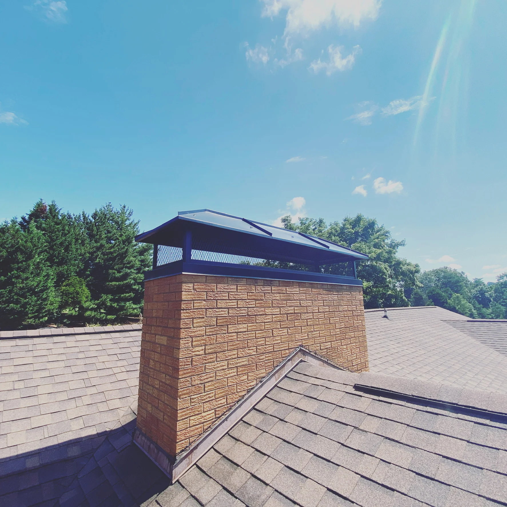 Chimney cap and chase cover protection in Newberry SC