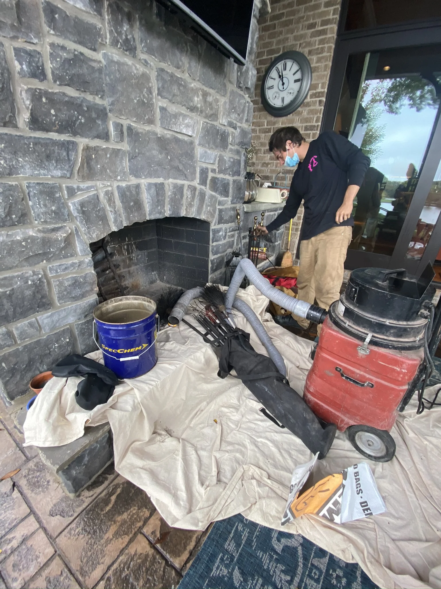 Fireplace cleaning in Newberry SC