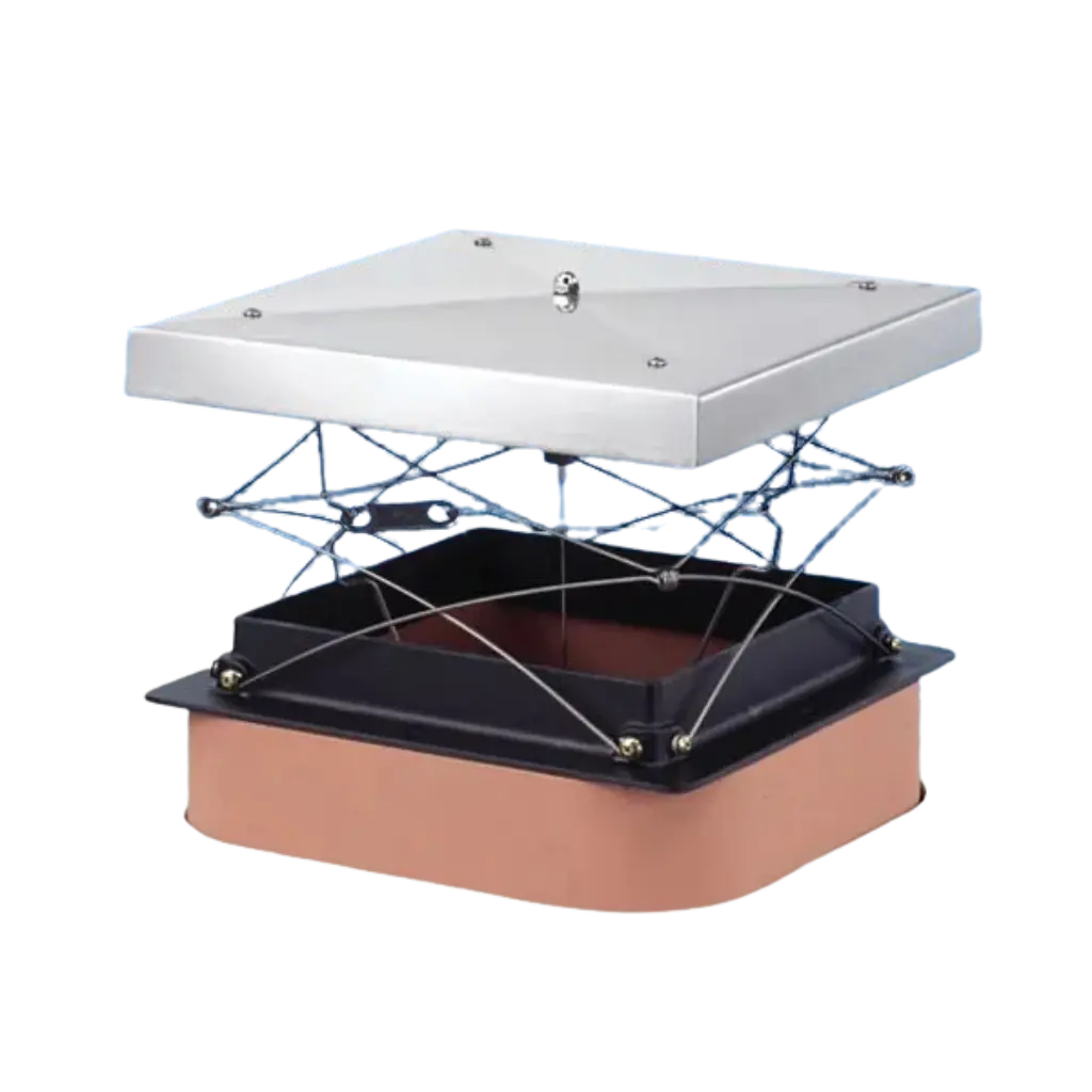 Flue termination inspection before cap installation