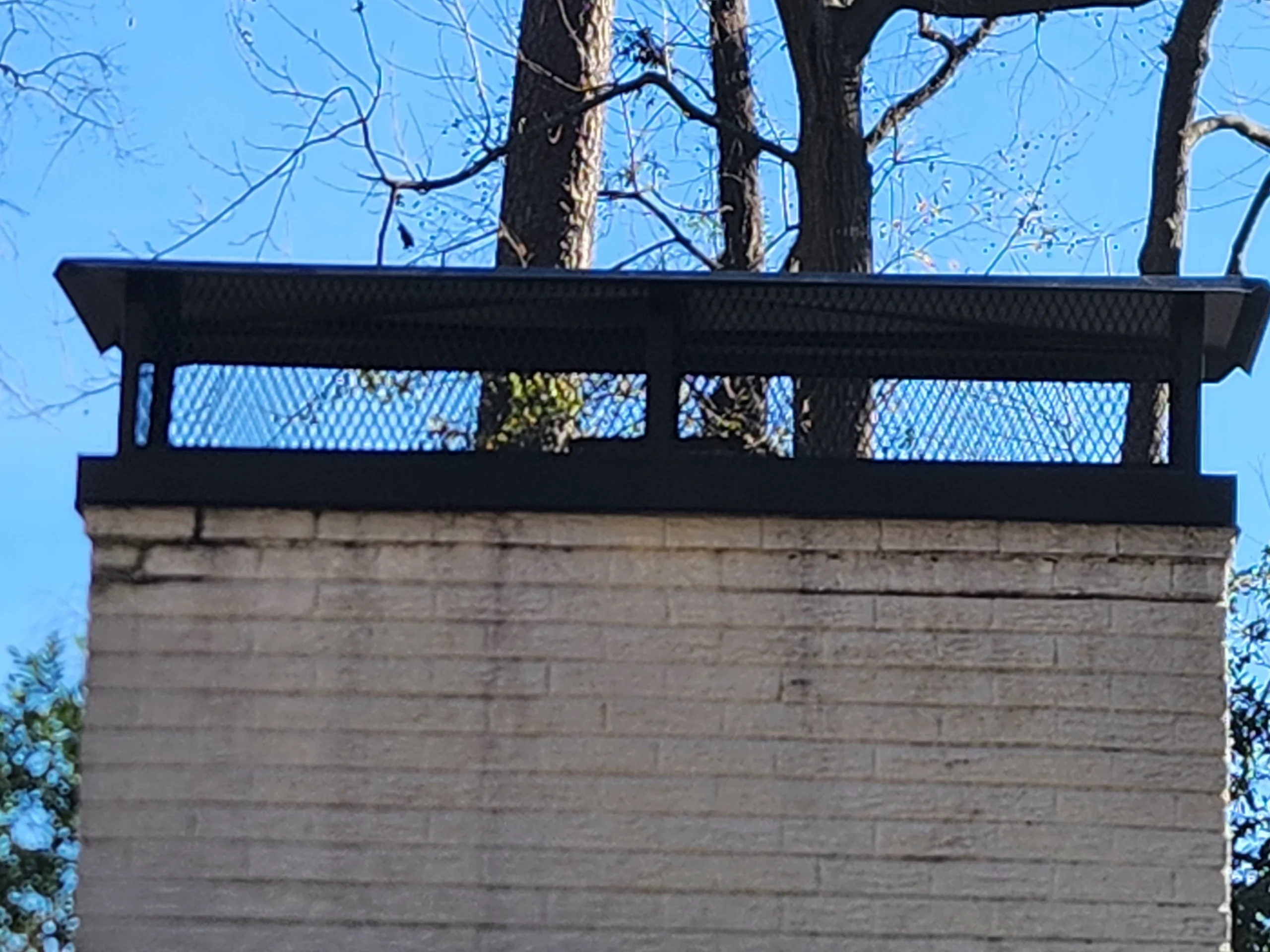 Chimney crown and masonry repairs for leak prevention