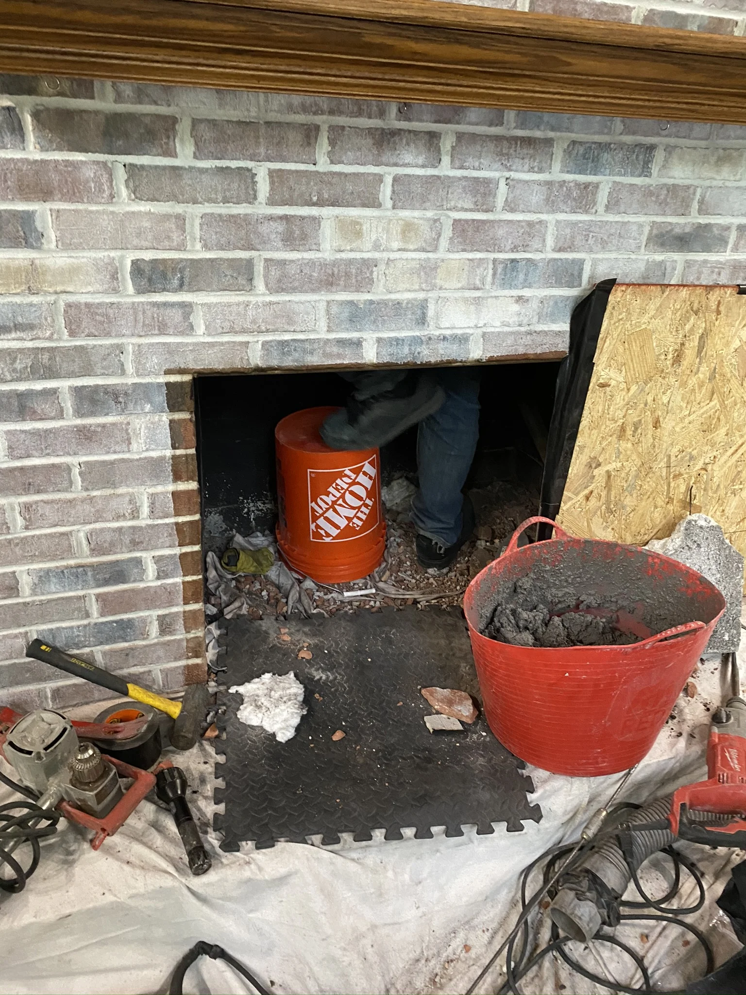 Wood stove pipe cleaning and inspection