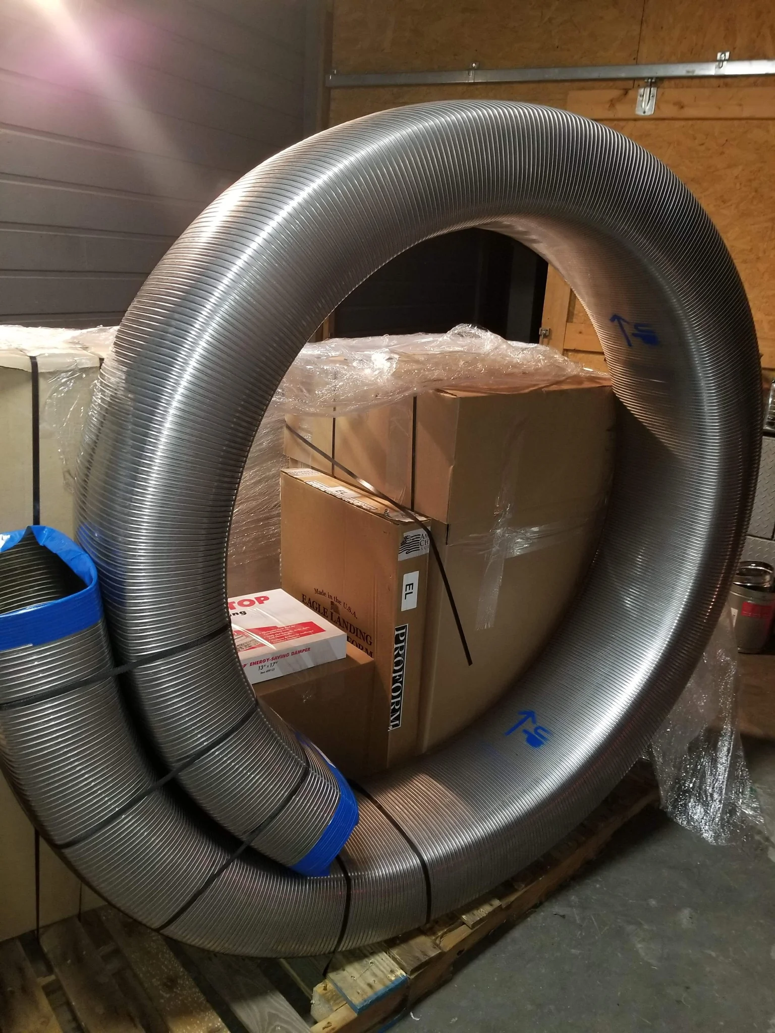 Chimney liner inspection and flue condition check