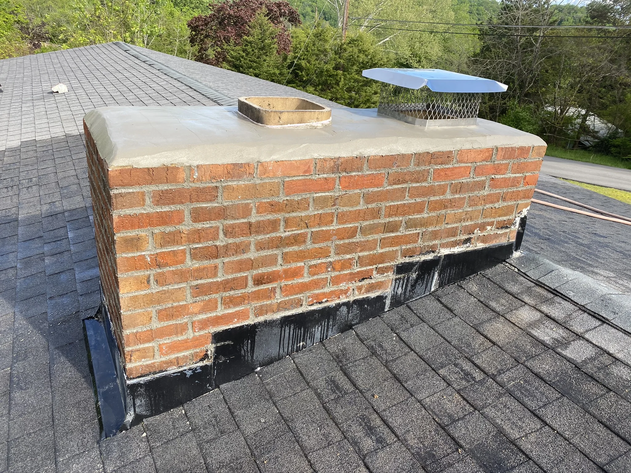 Masonry chimney repairs
