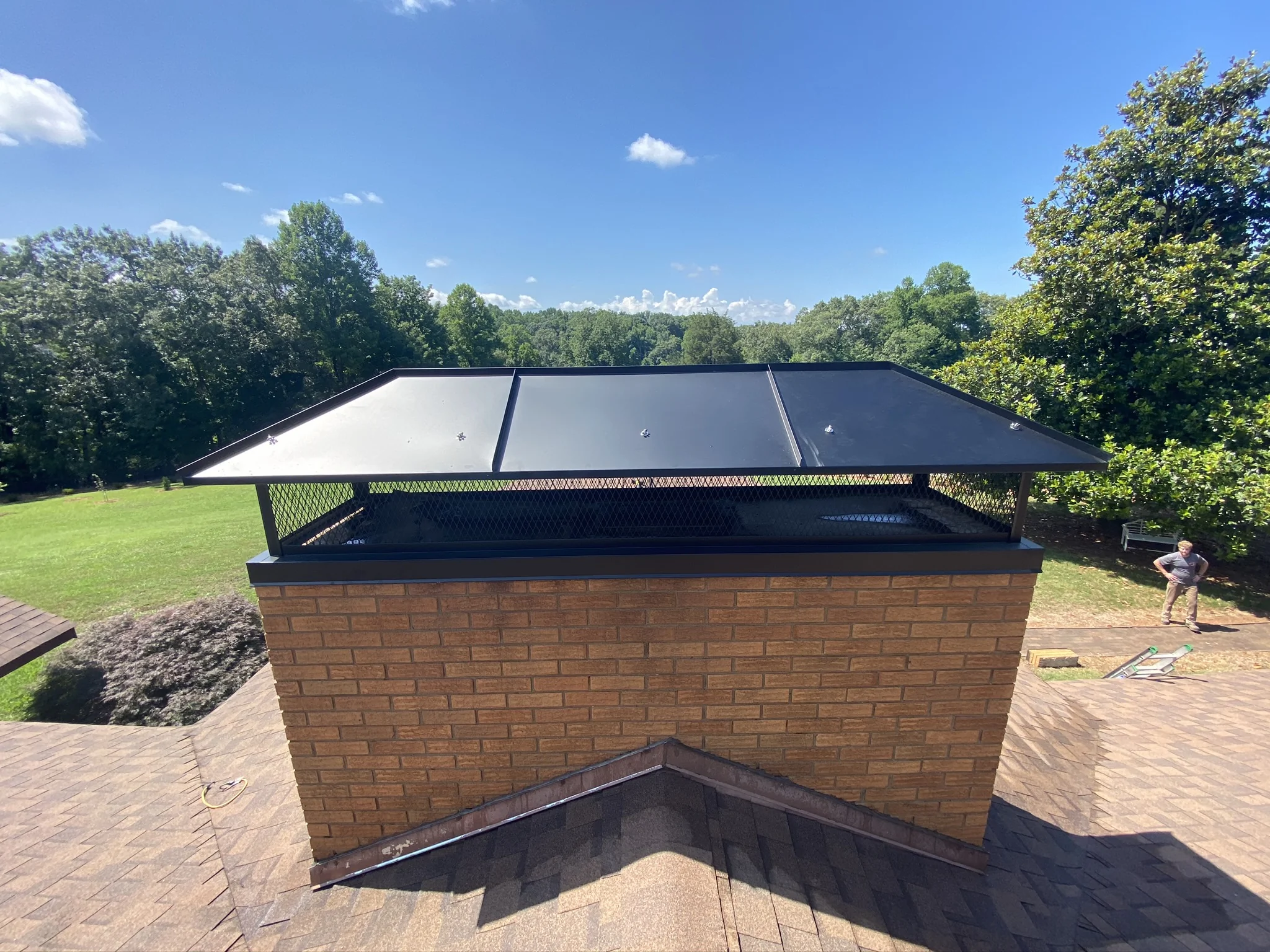 Chimney cap and chase cover protection in Lexington SC