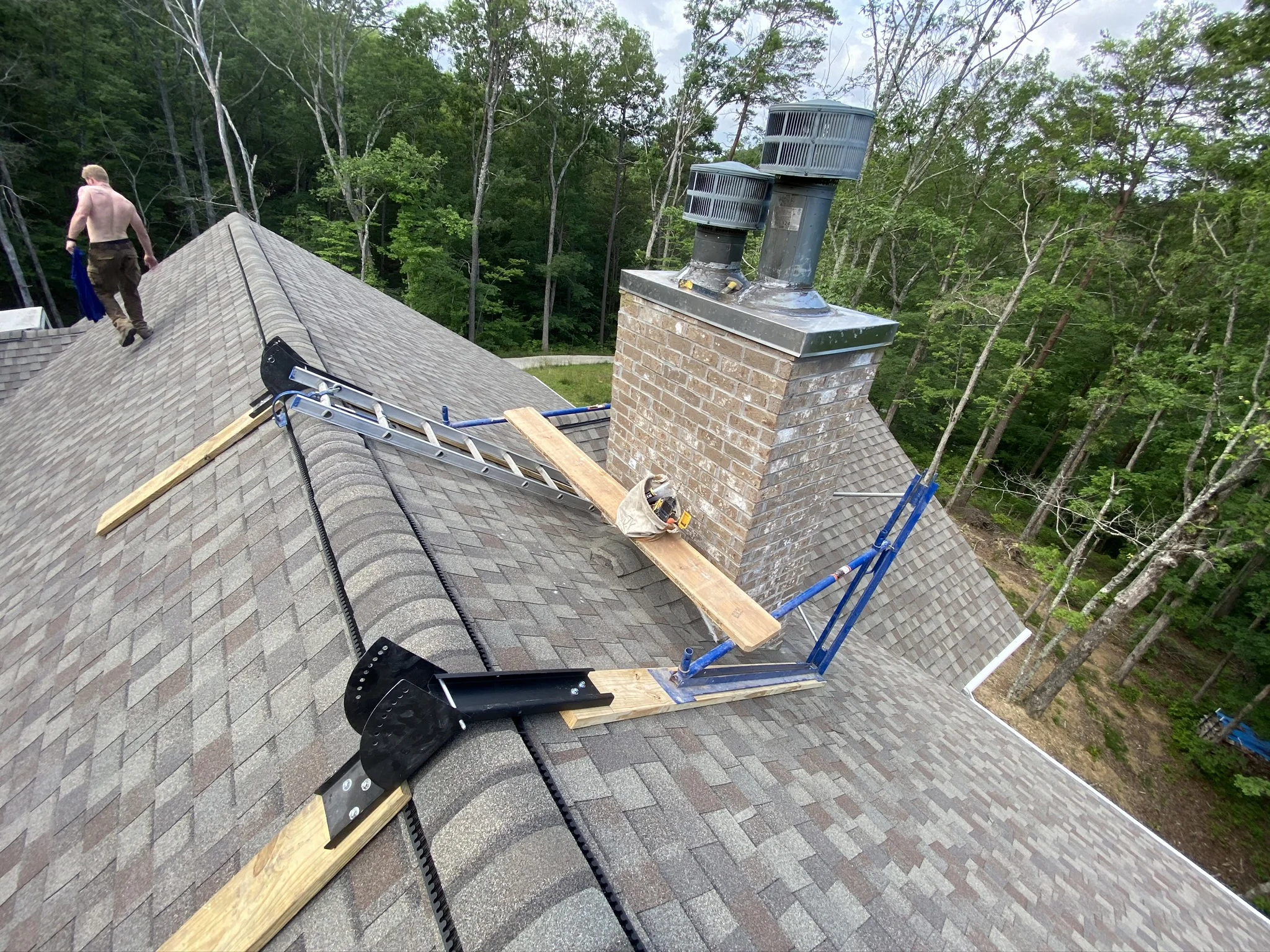 Water intrusion from failed chase cover